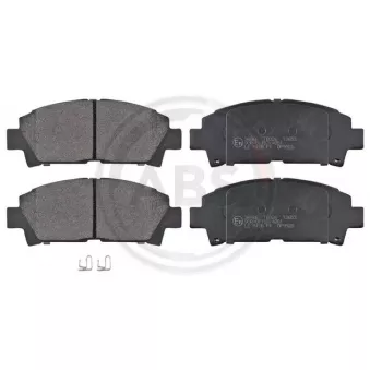 Jeu de 4 plaquettes de frein avant A.B.S. OEM 0449133050