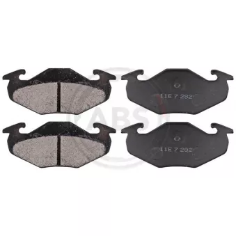 Jeu de 4 plaquettes de frein arrière A.B.S. OEM 5581050E10