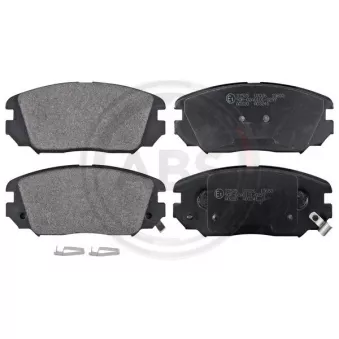 Jeu de 4 plaquettes de frein avant A.B.S. OEM S581012EA30