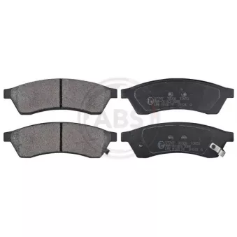 Jeu de 4 plaquettes de frein arrière A.B.S. OEM 5550086Z00