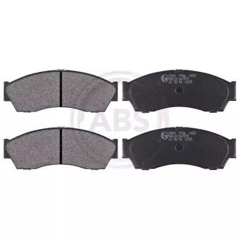 Jeu de 4 plaquettes de frein avant A.B.S. OEM 277942100114