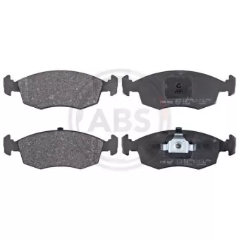 Jeu de 4 plaquettes de frein avant A.B.S. OEM 7090008