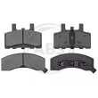 Jeu de 4 plaquettes de frein avant A.B.S. [38370]