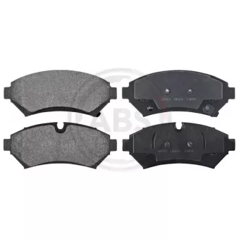 Jeu de 4 plaquettes de frein avant A.B.S. OEM 18042449