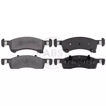 A.B.S. 38934 - Jeu de 4 plaquettes de frein avant