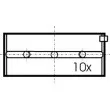 Kit de coussinet de vilebrequin KOLBENSCHMIDT [77124608]