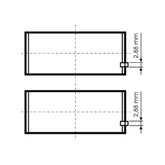 Coussinet de bielle KOLBENSCHMIDT 79328600 pour MAN F2000 G 280,26,G 270,26 - 265cv