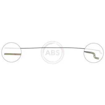 A.B.S. K10024 - Tirette à câble, frein de stationnement