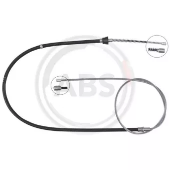 Tirette à câble, frein de stationnement A.B.S. K10100 pour SKODA FAVORIT e-Load Up - 82cv