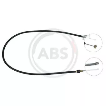 Tirette à câble, frein de stationnement A.B.S. K10328 pour DAIHATSU APPLAUSE 1.6 16V 4WD - 105cv