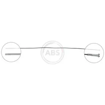 A.B.S. K10581 - Tirette à câble, frein de stationnement