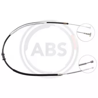 Tirette à câble, frein de stationnement A.B.S. K10588 pour LANCIA DELTA 1.9 TD - 90cv