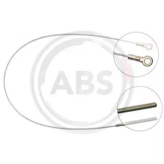 Tirette à câble, frein de stationnement A.B.S. OEM 3212011