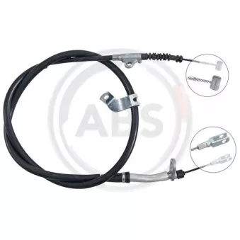 Tirette à câble, frein de stationnement A.B.S. K14136 pour NISSAN 350 3.5 - 313cv