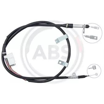 Tirette à câble, frein de stationnement A.B.S. K14143