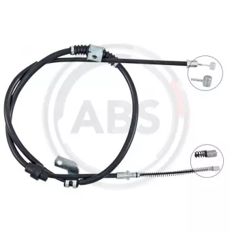 Tirette à câble, frein de stationnement A.B.S. K16094 pour MITSUBISHI PAJERO 3.2 DI-D 4WD - 190cv