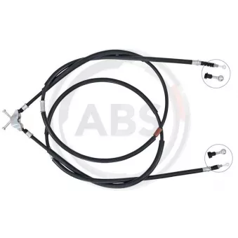 Tirette à câble, frein de stationnement A.B.S. K16500 pour OPEL ASTRA 1.7 CDTi - 110cv