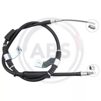 Tirette à câble, frein de stationnement A.B.S. K17047 pour CHEVROLET NUBIRA 1.4 - 94cv
