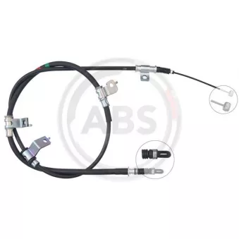 Tirette à câble, frein de stationnement A.B.S. OEM 597604H300