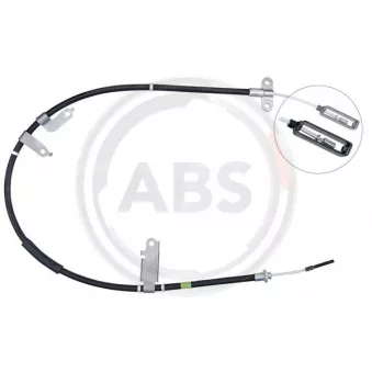 Tirette à câble, frein de stationnement A.B.S. K19091 pour TOYOTA PRIUS 1.8 Hybrid - 136cv