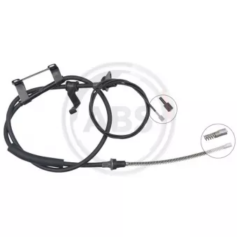 Tirette à câble, frein de stationnement A.B.S. K19387 pour KIA CARNIVAL 2.5 V6 - 165cv