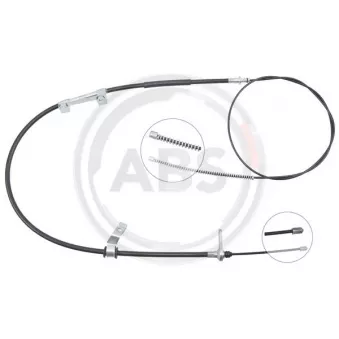 Tirette à câble, frein de stationnement A.B.S. OEM 0K56B44410