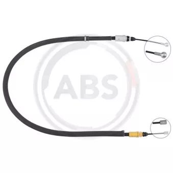 Tirette à câble, frein de stationnement A.B.S. K19802 pour DS DS 5 2.0 Hybrid4 - 200cv
