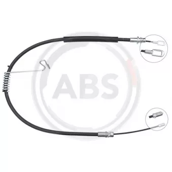 Tirette à câble, frein de stationnement A.B.S. K19854 pour FORD TRANSIT 2.3 16V CNG RWD - 136cv