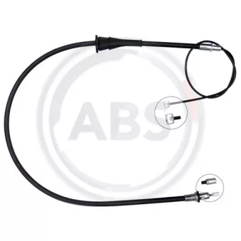 Tirette à câble, frein de stationnement A.B.S. K19862 pour SUZUKI ALTO 2.4 AWD - 151cv