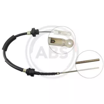 Tirette à câble, commande d'embrayage A.B.S. K22290