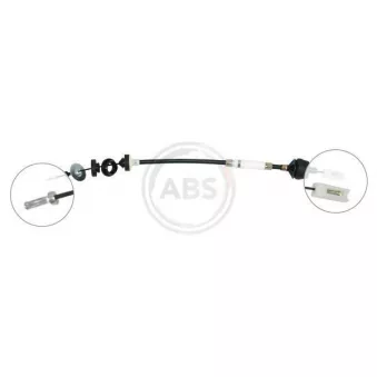Tirette à câble, commande d'embrayage A.B.S. K24900 pour PEUGEOT PARTNER 1.4 - 65cv
