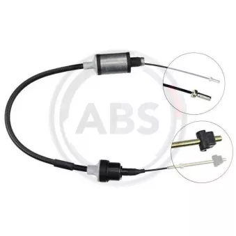 Tirette à câble, commande d'embrayage A.B.S. K25730