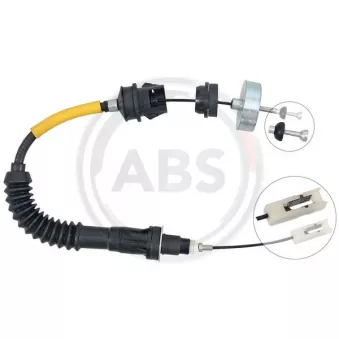 Tirette à câble, commande d'embrayage A.B.S. K27001