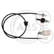 Câble flexible de commande de compteur A.B.S. [K43107]