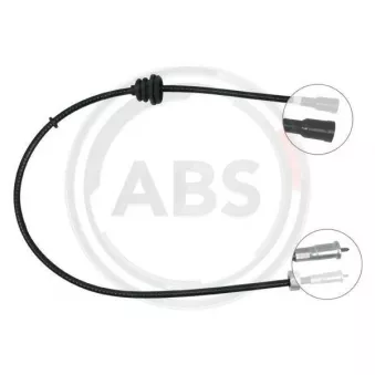 Câble flexible de commande de compteur A.B.S. K43116 pour OPEL VECTRA 1.6 S - 82cv