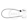 Câble flexible de commande de compteur A.B.S. [K43123]