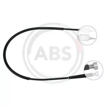 Câble flexible de commande de compteur A.B.S. OEM 25034