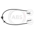 Câble flexible de commande de compteur A.B.S. [K43135]