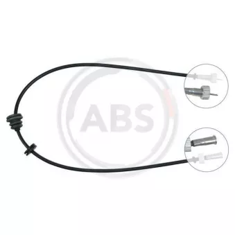 Câble flexible de commande de compteur A.B.S. K43135 pour VOLKSWAGEN GOLF 1.6 - 75cv