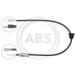 Câble flexible de commande de compteur A.B.S. [K43140]