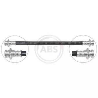 Flexible de frein A.B.S. SL 1656 pour SUZUKI JIMNY 1.5 AllGrip - 102cv