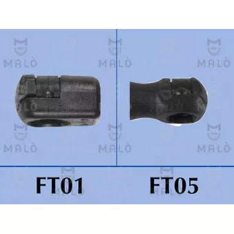AKRON-MALÒ 1271070 - Vérin, capot-moteur
