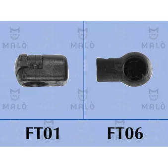 AKRON-MALÒ 127923 - Vérin de hayon, de coffre