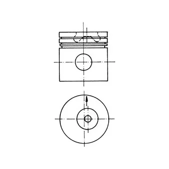 Piston KOLBENSCHMIDT 90624600