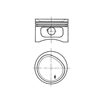 Piston KOLBENSCHMIDT 90920620