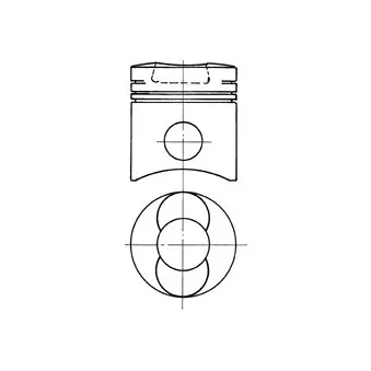 KOLBENSCHMIDT 91046700 - Piston