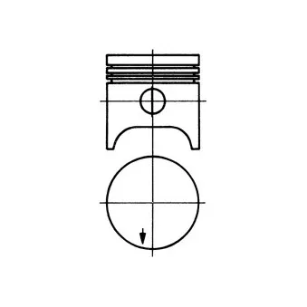 KOLBENSCHMIDT 91315700 - Piston