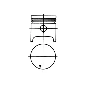 Piston KOLBENSCHMIDT OEM 113107111R