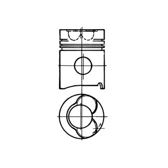 Piston KOLBENSCHMIDT OEM 682068