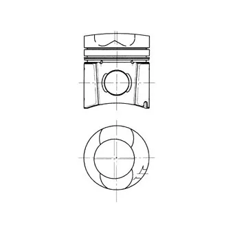 Piston KOLBENSCHMIDT 92816600